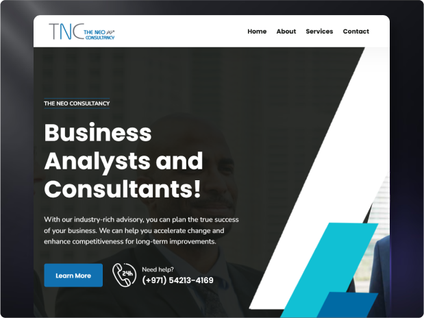 Screenshot of The Neo Consultancy website